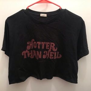 brandy melville hotter than hell tee